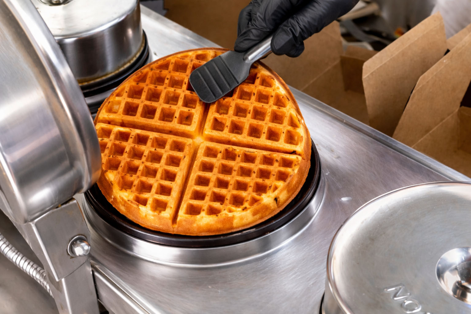 Making Waffles - Our First Product